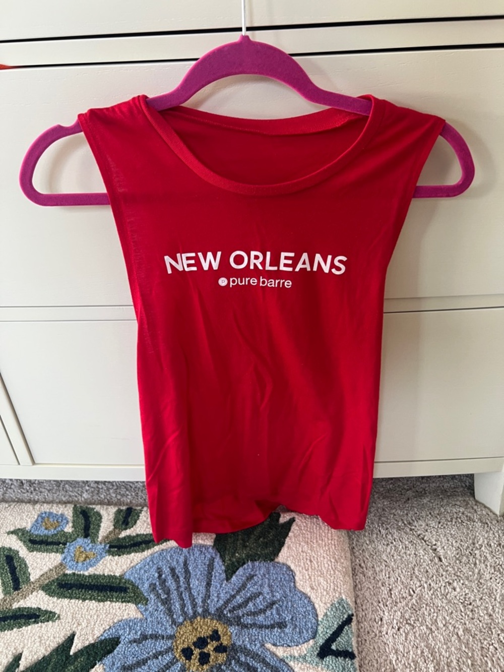 Pure Barre New Orleans tank top small